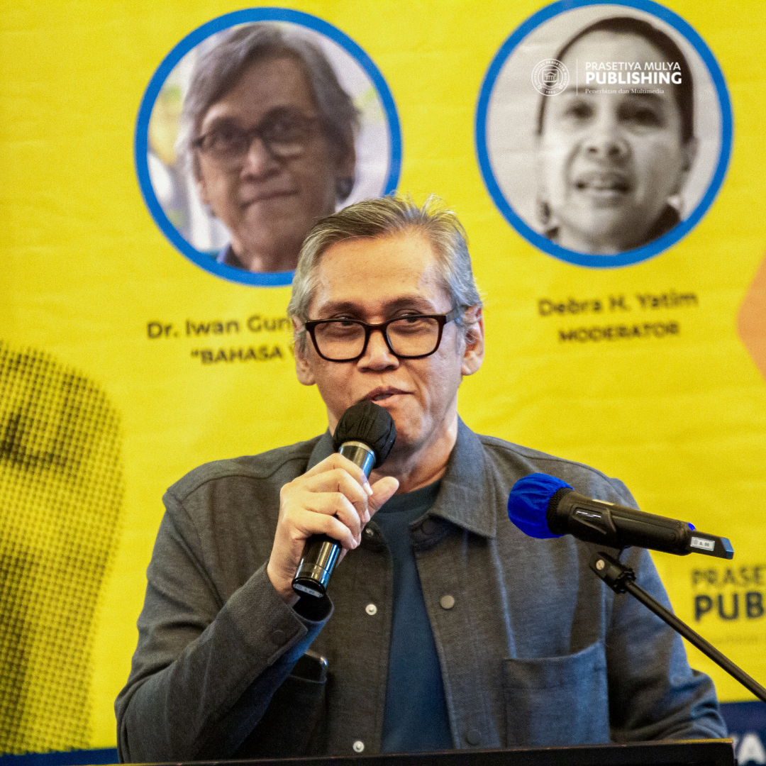 Iwan Gunawan Diskusi Publik-Bahasa dan Kampanye Pemilu 2023 Prasetiya Mulya Publishing