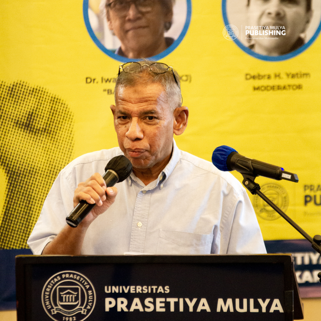 Zeffry Alkatiri Diskusi Publik-Bahasa dan Kampanye Pemilu 2023 Prasetiya Mulya Publishing
